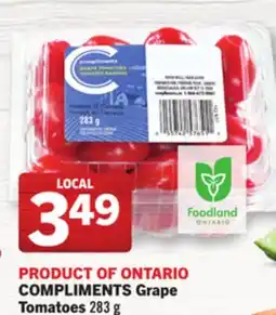 Foodland COMPLIMENTS Grape Tomatoes offer