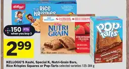 Foodland KELLOGG'S Kashi, Special K, Nutri-Grain Bars, Rice Krispies Squares or Pop-Tarts offer