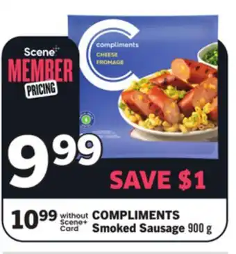 Foodland COMPLIMENTS Smoked Sausage offer