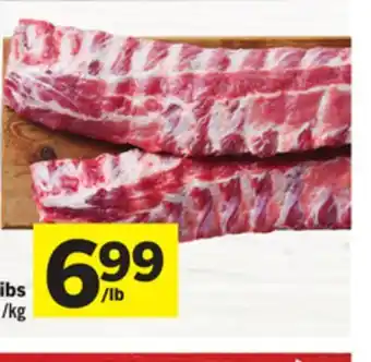 Foodland Pork Back Ribs offer