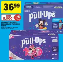 Real Canadian Superstore HUGGIES PULL-UPS ECONO PACK TRAINING PANTS, 66-104'S offer