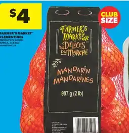 Real Canadian Superstore FARMER'S MARKET CLEMENTINES, 2 LB BAG offer