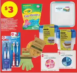 Real Canadian Superstore NO NAME FOOD STORAGE CONTAINERS SELECTED VARIETIES AND SIZES, SISTEMA SANDWICH BOX TO-GO, 450 ML, PC GEL ICE-PACK SELECTED VA offer