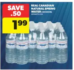 Real Canadian Superstore REAL CANADIAN NATURAL SPRING WATER, 24X500 ML offer