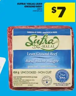 Real Canadian Superstore SUFRA HALAL LEAN GROUND BEEF, 454 G offer