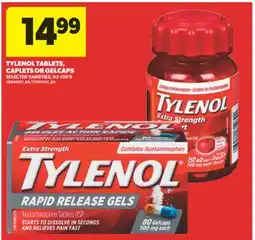 Real Canadian Superstore TYLENOL TABLETS, CAPLETS OR GELCAPS, 60-150'S offer