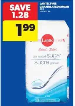Real Canadian Superstore LANTIC FINE GRANULATED SUGAR, 2 KG offer