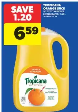 Real Canadian Superstore TROPICANA ORANGE JUICE, 2.63 L offer