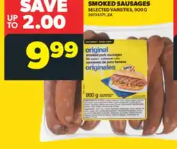 Real Canadian Superstore NO NAME SMOKED SAUSAGES, 900 G offer