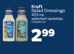 Real Canadian Superstore KRAFT SALAD DRESSINGS, 425 ML offer