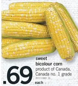 Fortinos SWEET BICOLOUR CORN offer