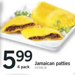 Fortinos JAMAICAN PATTIES, 4 pack offer