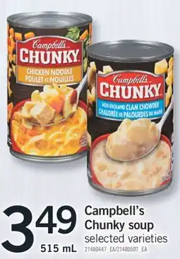 Fortinos CAMPBELL'S CHUNKY SOUP, 515 mL offer
