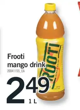 Fortinos FROOTI MANGO DRINK, 1 L offer