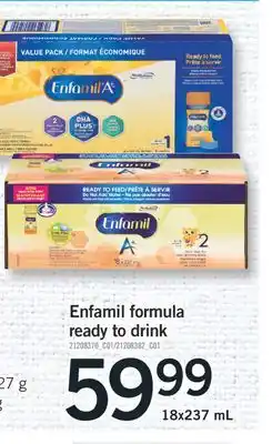 Fortinos ENFAMIL FORMULA READY TO DRINK, 18x237 mL offer