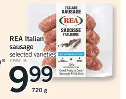 Fortinos REA ITALIAN SAUSAGE, 720 g offer