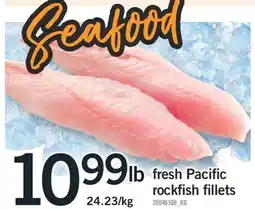 Fortinos FRESH PACIFIC ROCKFISH FILLETS offer