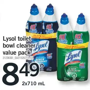 Fortinos LYSOL TOILET BOWL CLEANER VALUE PACK, 2x710 mL offer