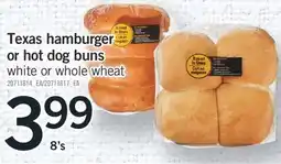 Fortinos TEXAS HAMBURGER OR HOT DOG BUNS, 8'S offer