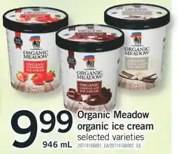 Fortinos ORGANIC MEADOW ORGANIC ICE CREAM, 946 mL offer