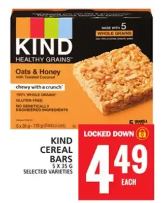 Food Basics KIND CEREAL BARS offer