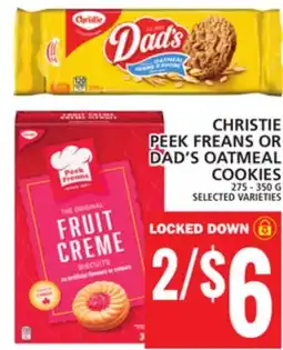 Food Basics CHRISTIE PEEK FREANS OR DAD'S OATMEAL COOKIES offer