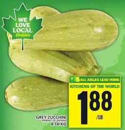 Food Basics GREY ZUCCHINI offer