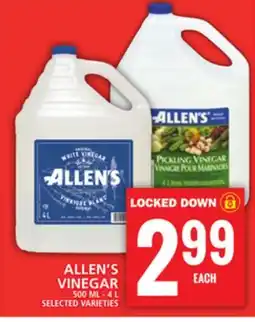 Food Basics ALLEN'S VINEGAR offer