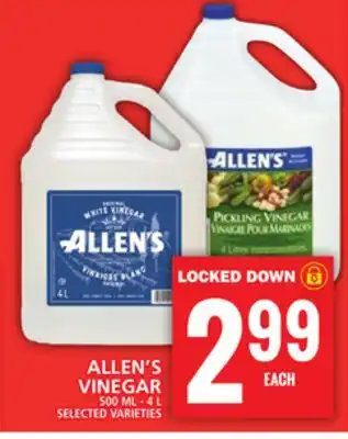 Food Basics ALLEN'S VINEGAR offer