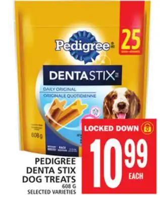 Food Basics PEDIGREE DENTA STIX DOG TREATS offer