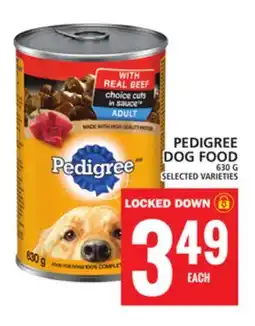 Food Basics PEDIGREE DOG FOOD offer
