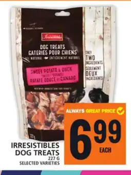 Food Basics IRRESISTIBLES DOG TREATS offer