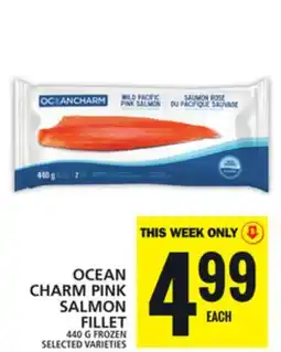 Food Basics OCEAN CHARM PINK SALMON FILLET offer