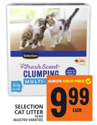 Food Basics SELECTION CAT LITTER offer