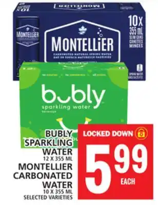 Food Basics BUBLY SPARKLING WATER offer