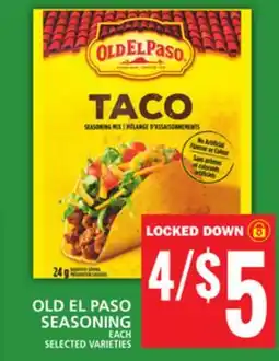 Food Basics OLD EL PASO SEASONING offer