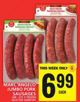 Food Basics MARC ANGELO JUMBO PORK SAUSAGES offer