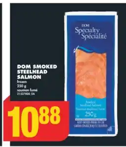 No Frills DOM SMOKED STEELHEAD SALMON, 250 G offer