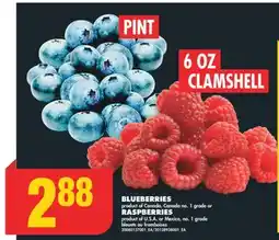No Frills BLUEBERRIES OR RASPBERRIES offer