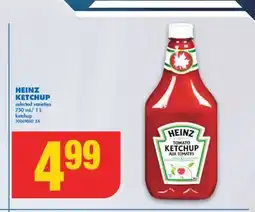 No Frills HEINZ KETCHUP, 750 mL/ 1 L offer