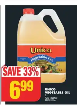 No Frills UNICO VEGETABLE OIL, 3 L offer