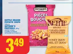 No Frills KETTLE BRAND POTATO CHIPS, 198 G OR SNYDER'S PRETZELS, 240 G offer