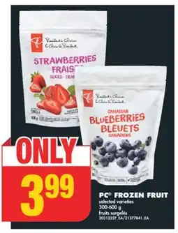 No Frills PC FROZEN FRUIT, 300-600 G offer