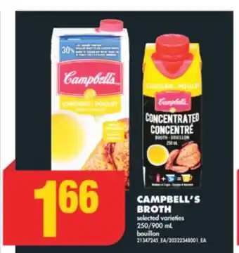 No Frills CAMPBELL'S BROTH, 250/900 mL offer