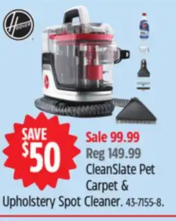 Canadian Tire CleanSlate Pet Carpet & Upholstery Spot Cleaner offer