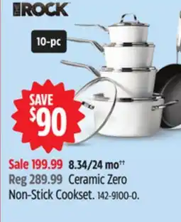 Canadian Tire ROCK Ceramic Zero Non-Stick Cookset offer
