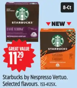 Canadian Tire Starbucks by Nespresso Vertuo offer