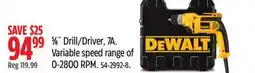 Canadian Tire DEWALT 3⁄8˝ Drill/Driver, 7A offer