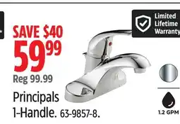 Canadian Tire Delta Bathroom Faucet, Principals 1-Handle offer
