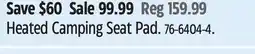 Canadian Tire Woods Heated Camping Seat Pad offer